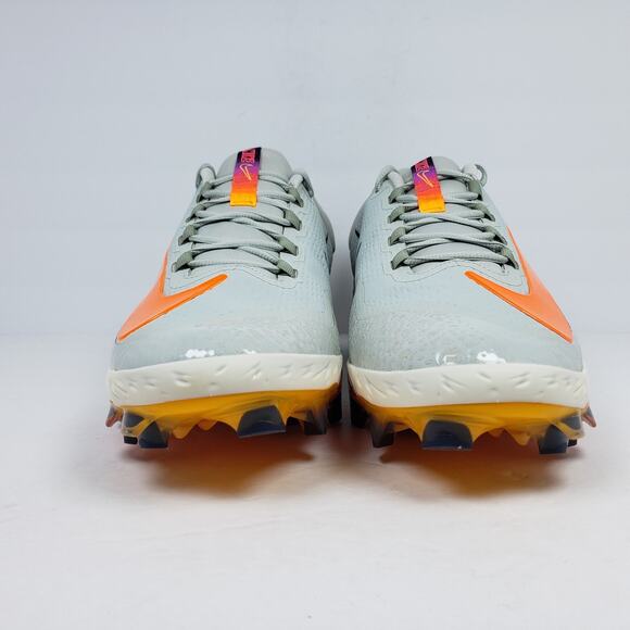 Nike Alpha Huarache El 4 LW MCS NRG Mens Size 16 Silver Orange Baseball Cleats main image 15